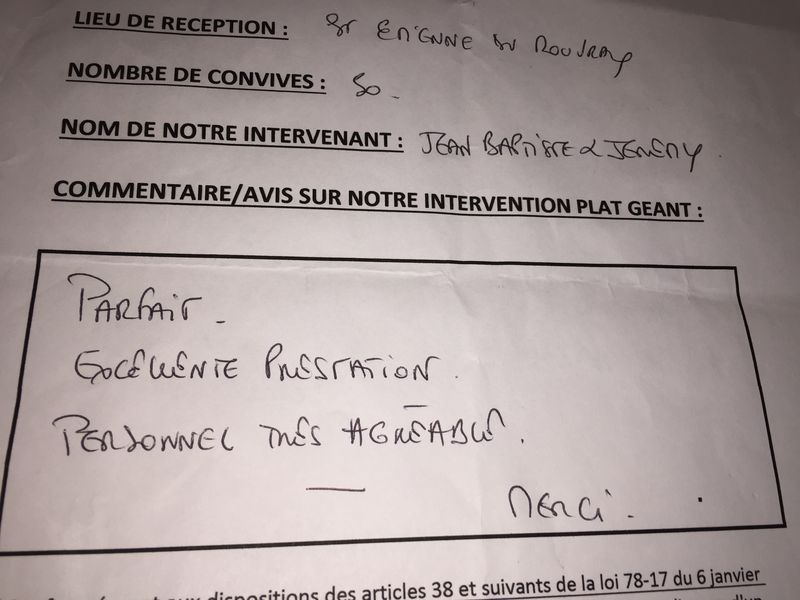 merci pour votre paella géante à Saint Etienne du Rouvray.
