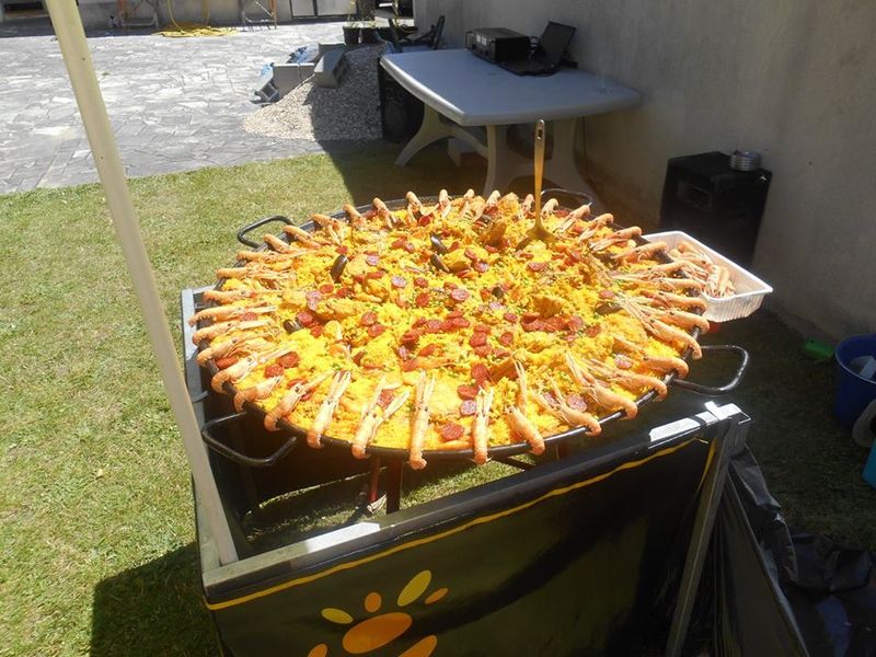 paella géante baptême de mon petit fils