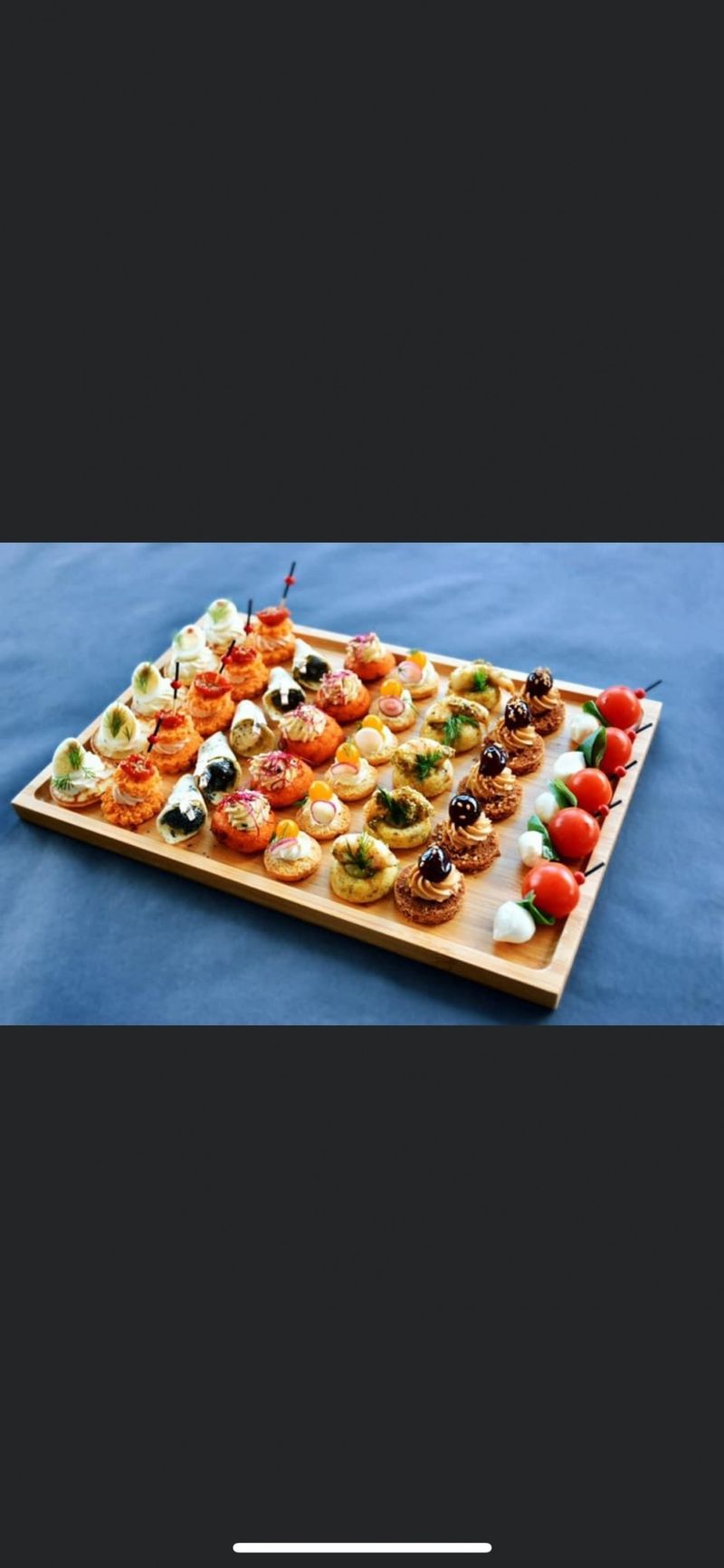 plateau bouchées salées