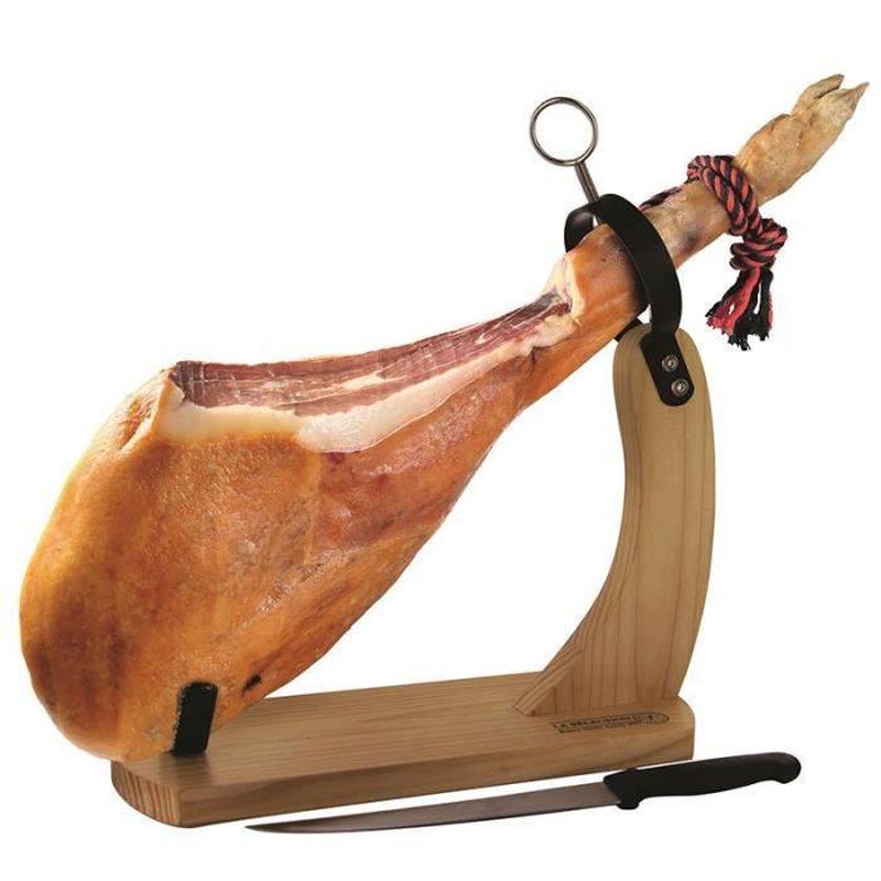 jambon serrano entier découpé par la fiesta paella traiteur