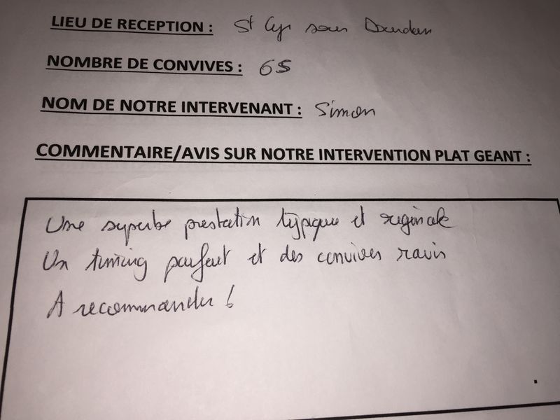 paella rouen traiteur paella